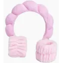 IDC INSTITUTE Diadema y muñequeras Skincare Headband and Wristband Rosa | IDC INSTITUTE