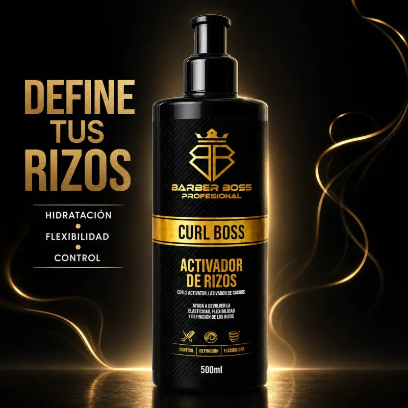 Barber Boss Curl Boss Activador de Rizos 500ml | BARBER BOSS