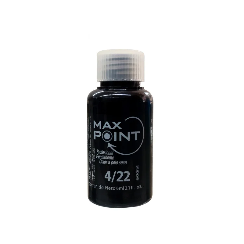 Max Point Nº4/22 Castaño Violeta Tinte de Keratina Sin Amoniaco 60ml