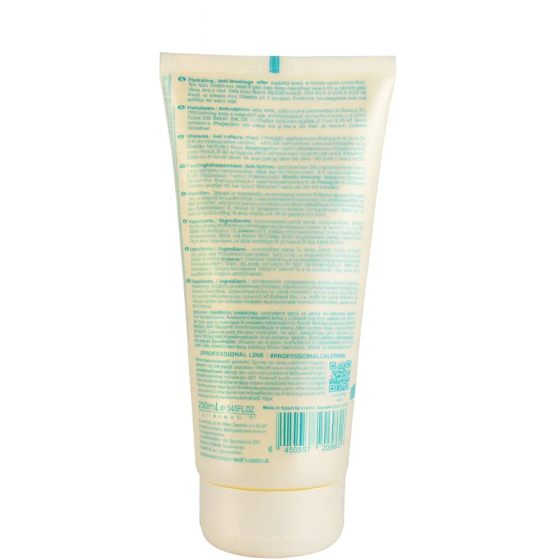 Salerm 21 Original Proteínas de Seda Acondicionador Sin Aclarado Hidratante 200ml - reverso (INCI / modo de empleo)