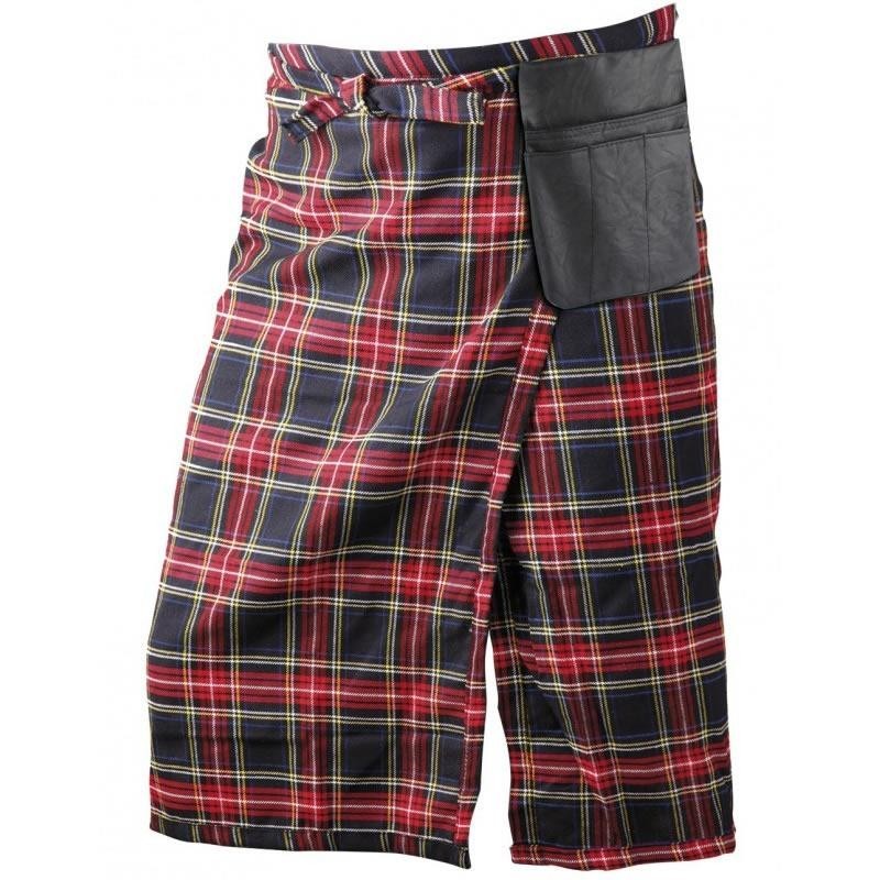 Delantal escocés con bolsa para herramientas Asuer | Asuer