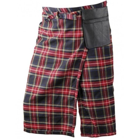 Delantal Escoces con bolsa para Herramientas