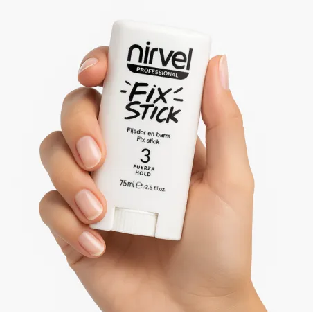 Cera Fijadora en Rolón Nirvel Fix Stick – Control de Baby Hair y Peinados Pulidos