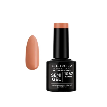 Elixir Professional Semigel Sandy Color Coat 8ml