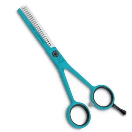 Tijera Esculpir 3Claveles 5.5" Azul
