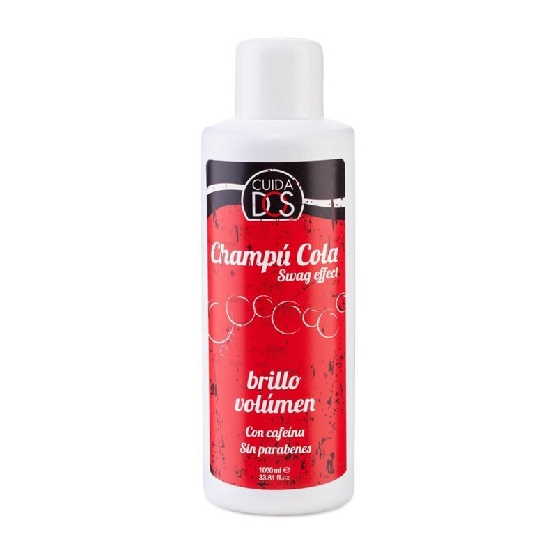 CHAMPU COLA CON CAFEINA BRILLO Y VOLUMEN 1000ML | Valquer Profesional
