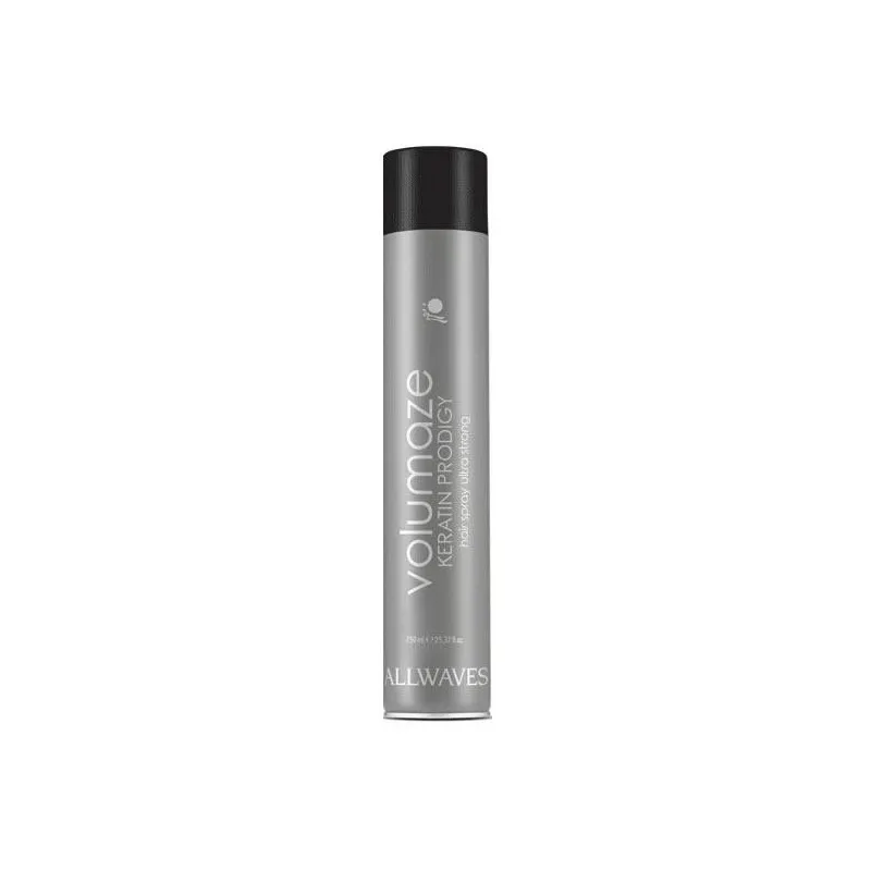 Allwaves Volumaze Laca Keratin Prodigy 750ml | Black Professional Line