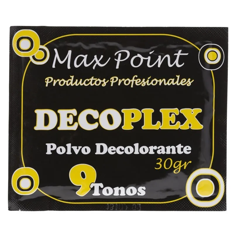 Max Point Decoplex Polvo Decolorante 9 Tonos 30gr | MAX POINT color
